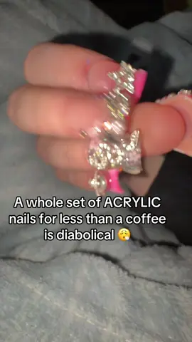 No clickbait it’s ACTUALLY less than a coffee ✨💅🏼 #fyp #tiktokshop #pressonnails #acrylicnails #ducknails 