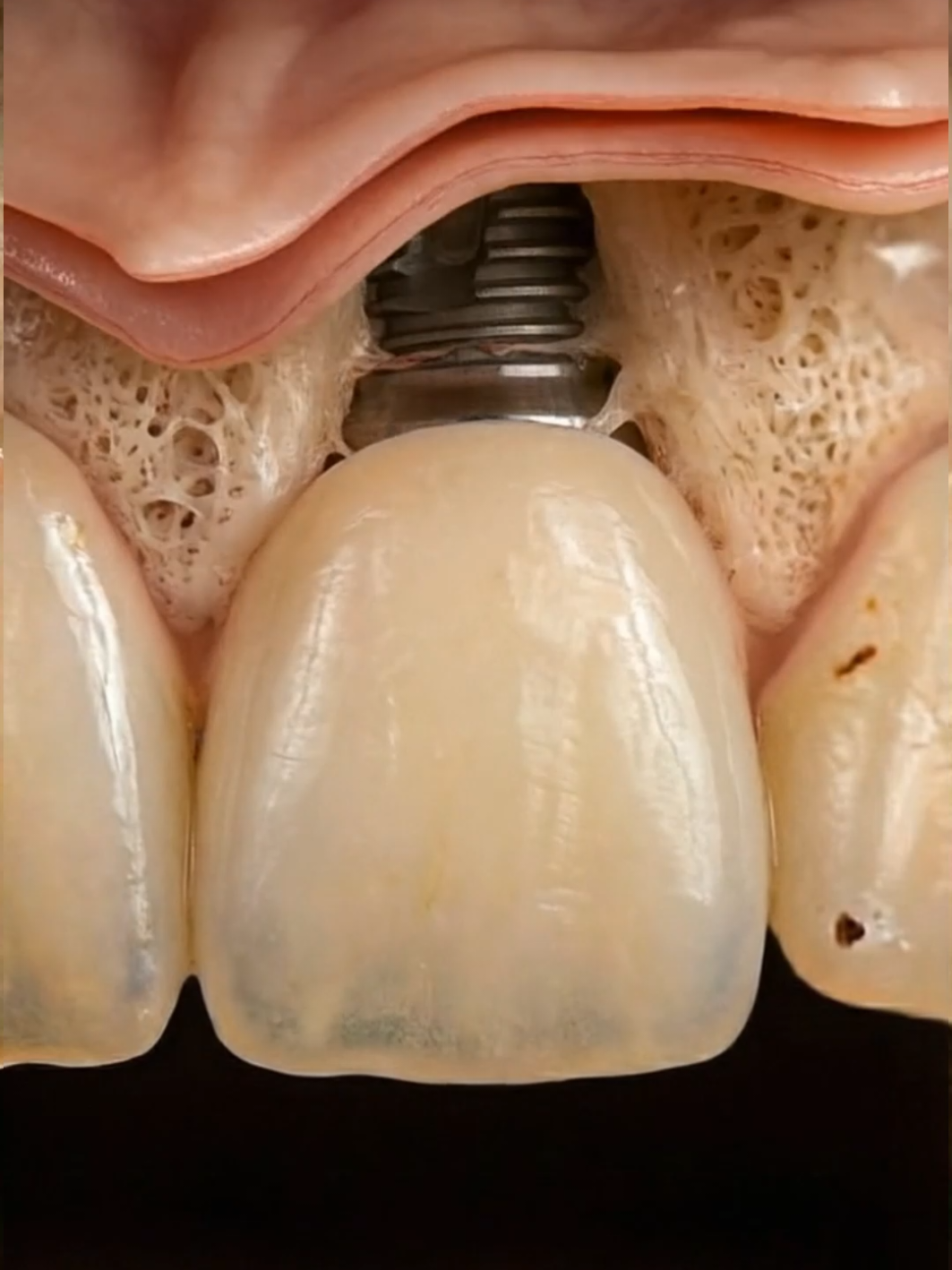 One bite. One crack. One dental implant. 🦷 did this ever happened to you ? tell us  👇 #dentalimplants #implant #walnut #brokentooth #denti_ai 