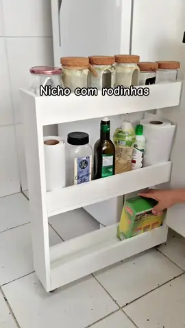 MiNa, achei ✨  Nicho armário Multiuso com rodinhas. Digita EU QUERO que mando o link 🔗  #nicho  #multiuso  #mdf #prateleiras 