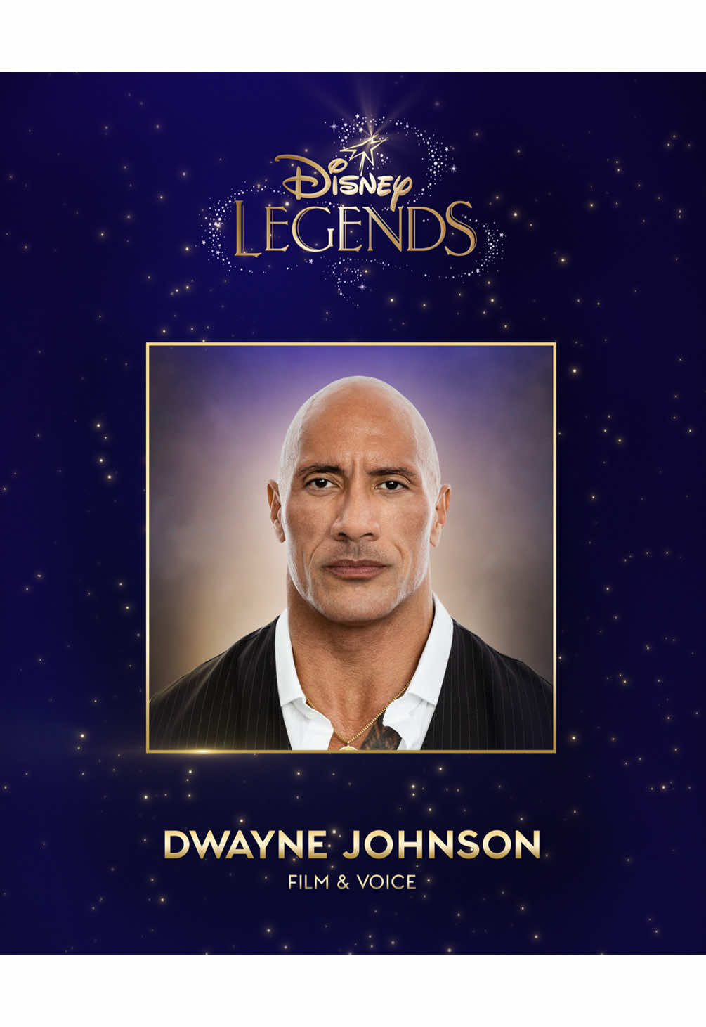 Congratulations to Dwayne Johnson, who will be honored as a Disney Legend on Sunday, August 16 at #D23: The Ultimate Disney Fan Event presented by VISA.