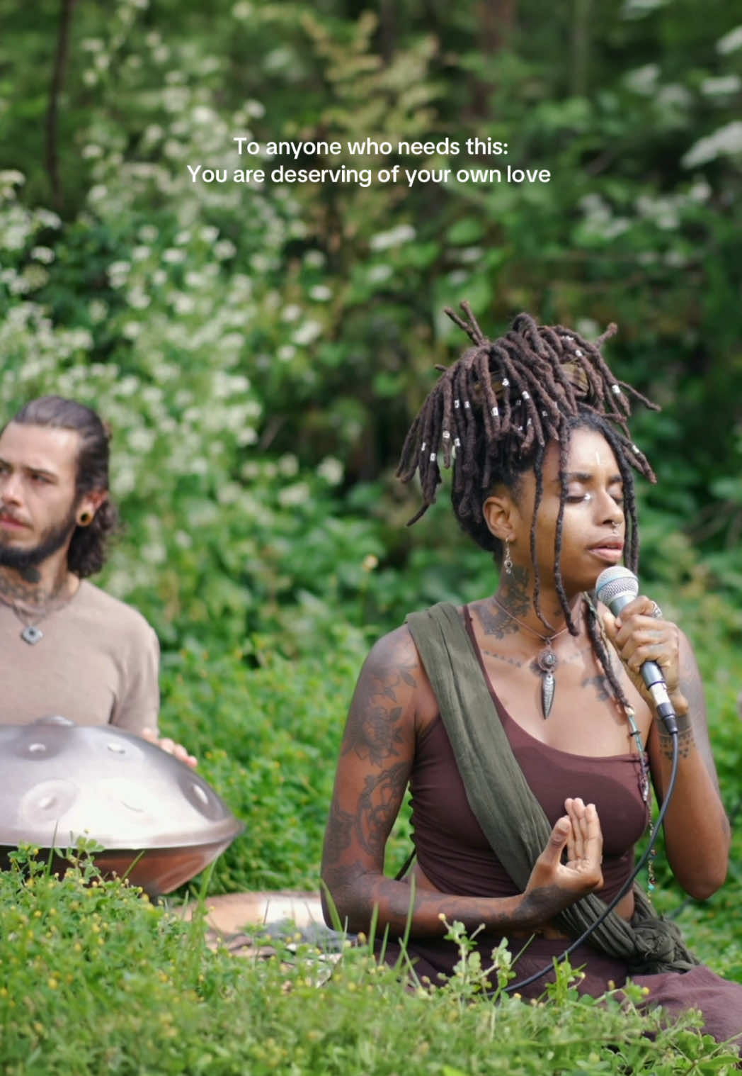 Our offering with @Lion Carew Wellness our YouTube for you to listen to. Beneath everything you carry, everything you question, everything you’re moving through; you are still light 🌀🤍 #meditation #soundhealing #singer #healingmusic