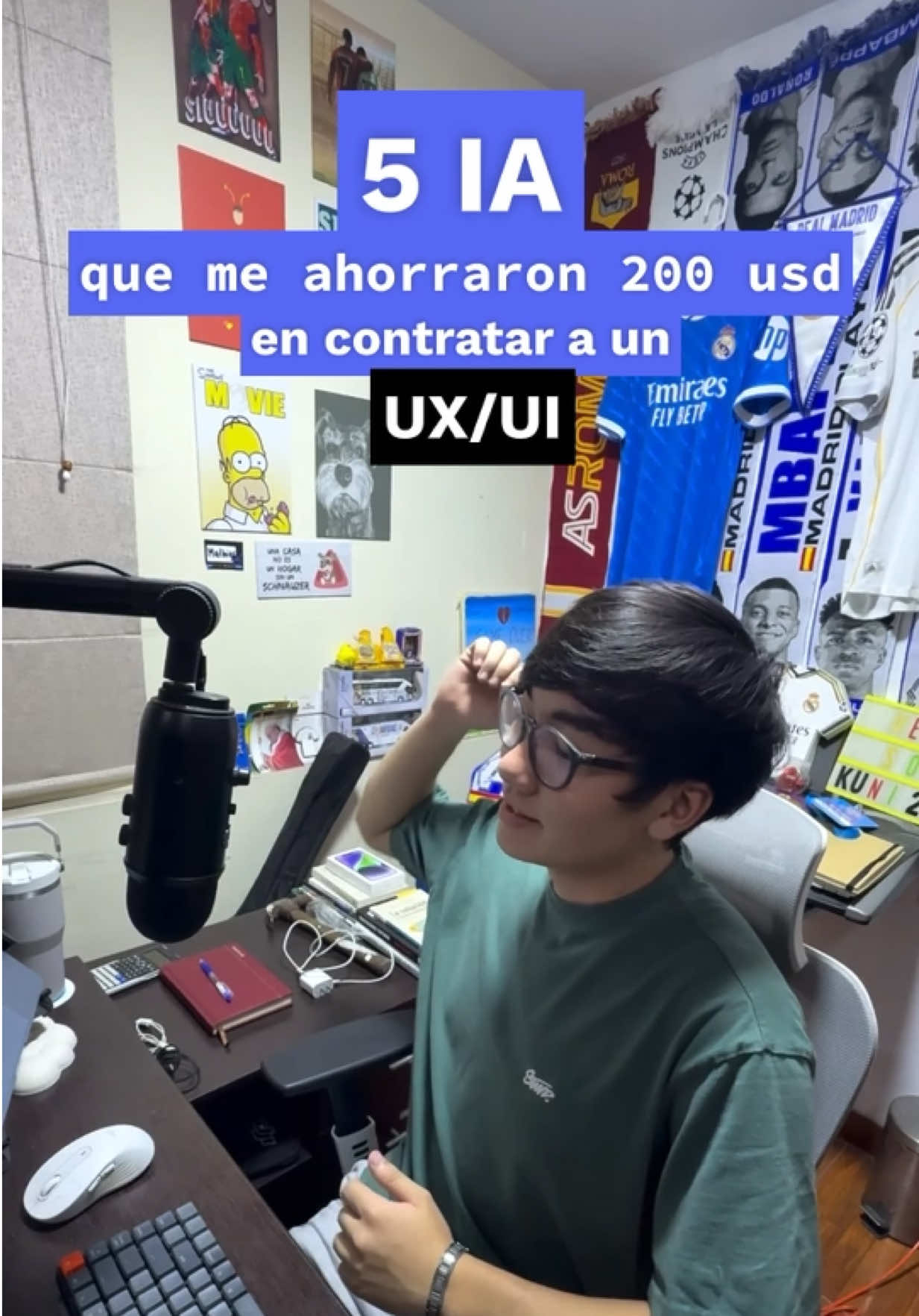 5 IA que me ahorraron 200 dólares en contratar a un UX/UI para el diseño web #fyp #ingenieriadesoftware #paratii #Tech #UPC 