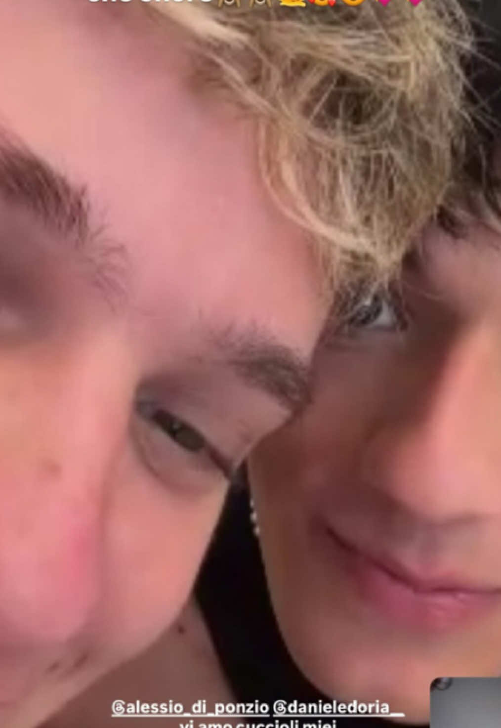 i miei bambolini☀️🌙💞💞💞 @dani 🧃 @Alessio Di Ponzio  #alessiodiponzio #danieledoria #amici25 #bamboli #perte 