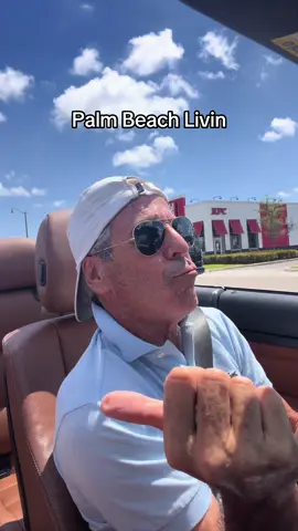 Palm Beach Pete feeling the vibes in Palm Beach today 