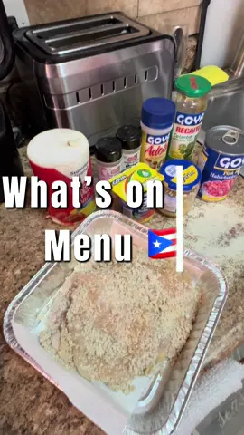 What’s For Lunch/Dinner? Can you guess what’s on the menu?  Yes don’t come for me. I don’t have fresh Sofrito and I didn’t boil my beans.  This is a judgment free zone.