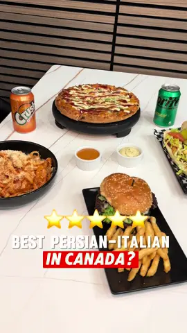 Rhys & Halal Eats try Caspian Pizza 👀🔥 Persian 🇮🇷 x Italian 🇮🇹 fusion?? Say less. Pizza 🍕 Pasta 🍝 Burgers 🍔 Subs 🥪 @Caspian EVERYTHING hits 💯 Kanata West… this one’s a must try‼️ #HalalEats #FoodTok #OttawaFood #Kanata #PizzaReview   