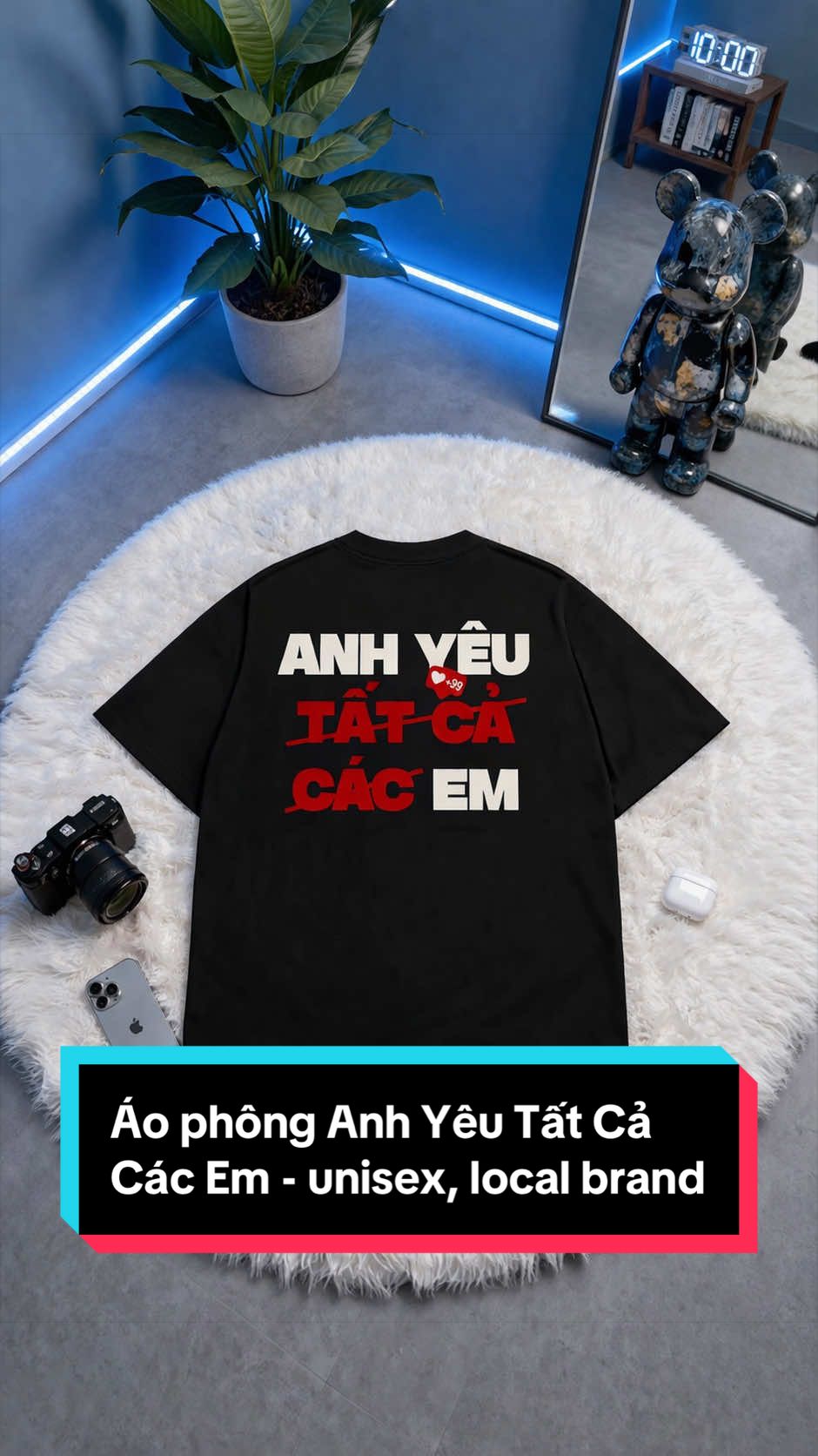 Áo phông Anh Yêu Tất Cả - unisex , local brand Tom Conter Thiết Kế Hài Hước Độc Lạ #thoitrang #aophong #xh #hangcaocap #tiktok 