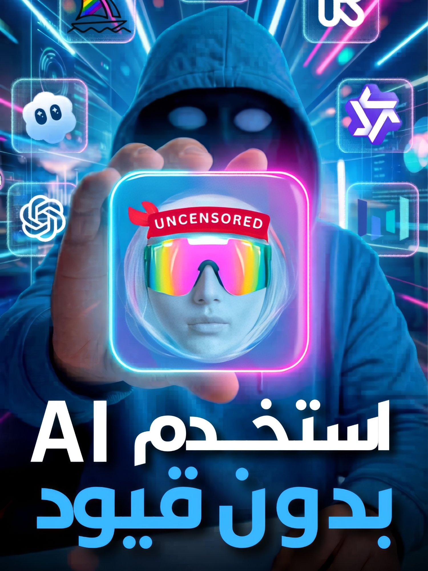 كيف تستخدم الذكاء الإصطناعي بدون قيود 🤯🤖 #ai #aiwebsite #aitools #موقع  #101technology