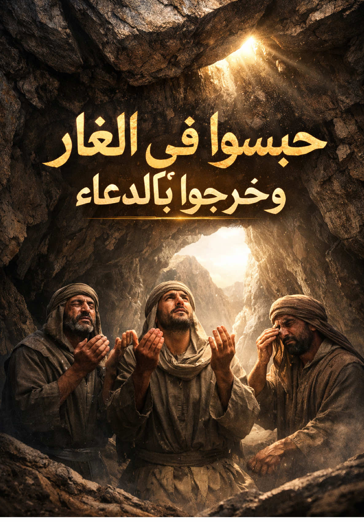 ثلاثة رجال خرجوا في سفر… ففاجأتهم الأمطار، فدخلوا غارًا يحتمون به. لكن فجأة… سقطت صخرة عظيمة وأغلقت عليهم الغار بالكامل! لا قوة… لا مخرج… لا أمل. في تلك اللحظة، لم يجدوا إلا الله… فتوسلوا إليه بأصدق أعمالهم: برّ الوالدين، العفة، والأمانة. فكانت المعجزة… وتحرّكت الصخرة… وكتب الله لهم النجاة! #قصص_الأنبياء #قصص_اسلامية #العبرة #دعاء  #creatorsearchinsights 