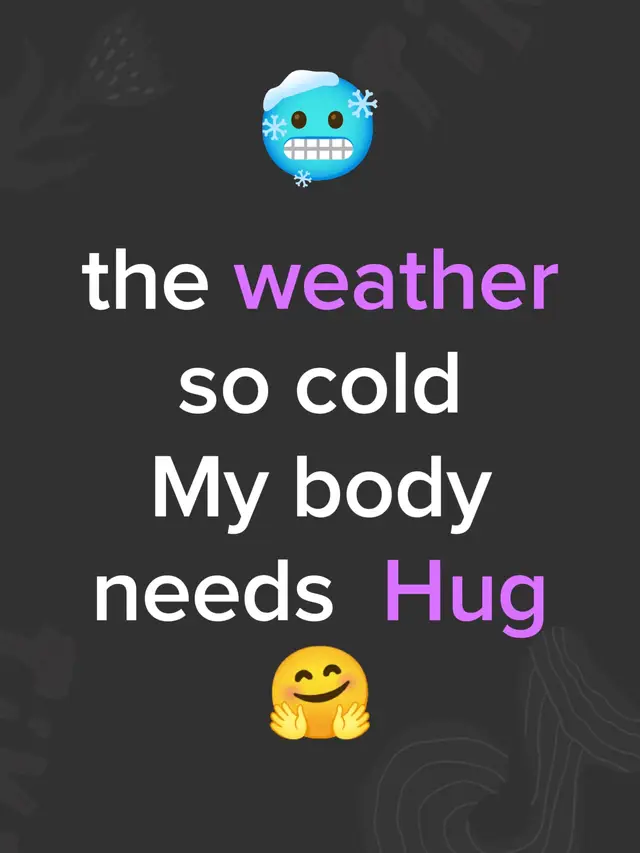 #creatorsearchinsight #coldweather #hug