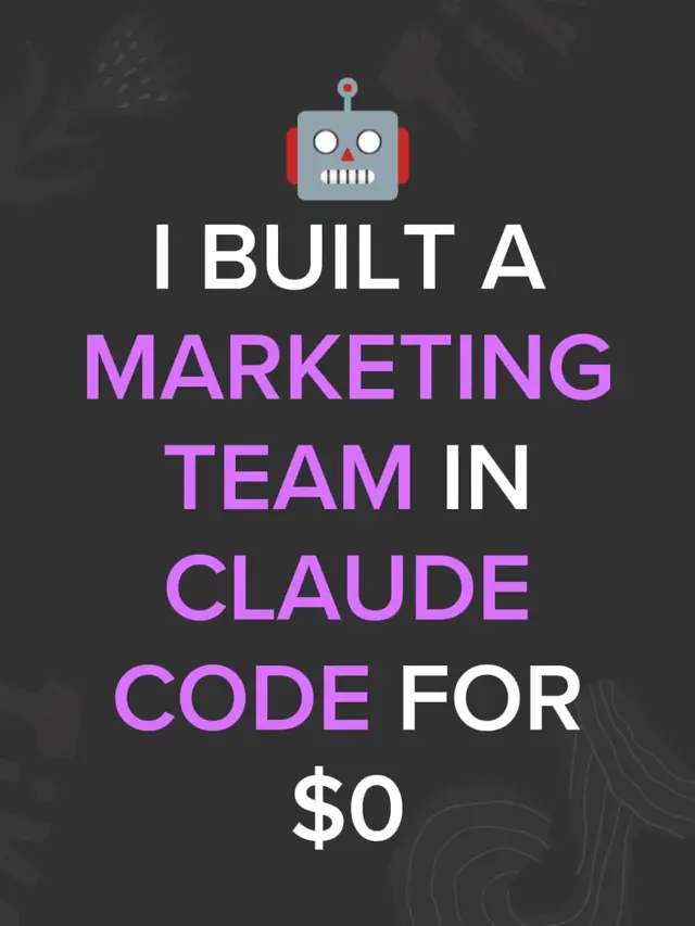It’s 2026—if you aren't building your own autonomous agents in Claude Code, you’re playing the game on hard mode. 🎮 I officially built a full marketing department for $0. No salaries, no overhead, just pure code. 💻✨ #ai #aitools #foryoupage #fyp 
