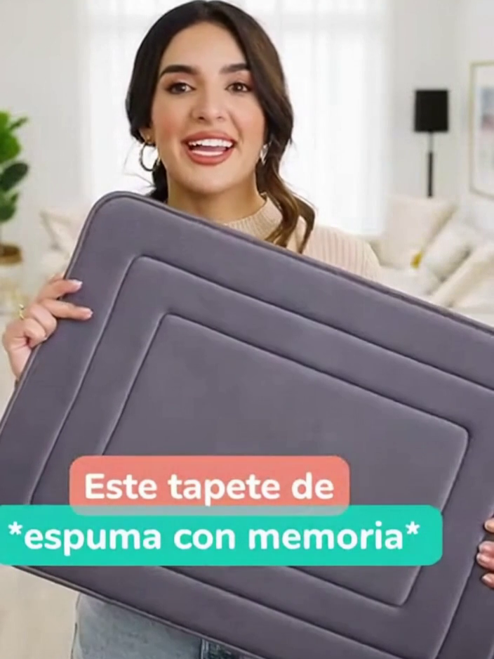 alfombra de baño de espuma gruesa con memoria, alfombra para cocina, tapete suave absorbente antideslizante, cinta larga resistente al agua, esterilla cómoda para estar de pie #TikTokMeHizoComprarlo #TikTokShopMX#ProductosVirales #ComprasOnline #FYP #tiktokmademebuyita1#tiktokfinds #foryou