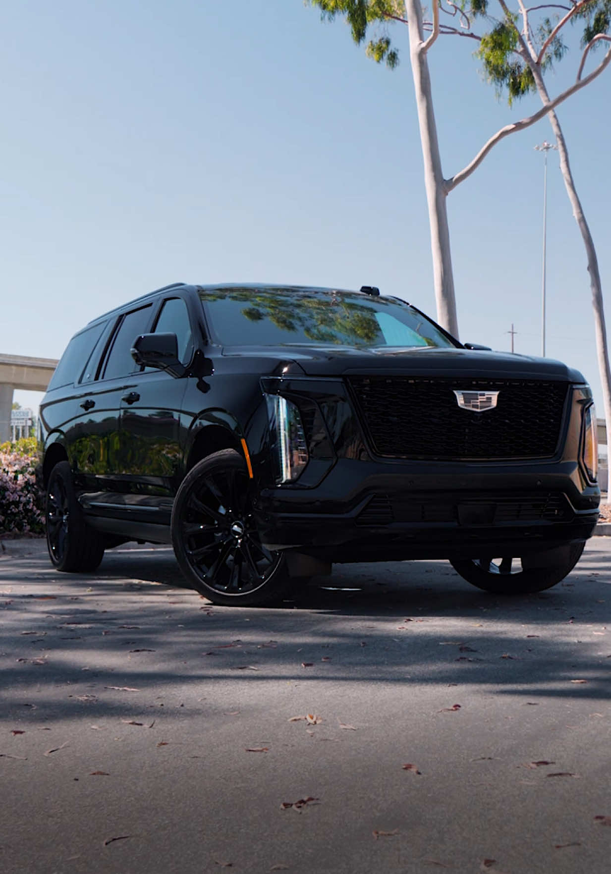 Don't dread the drive. Relax, stretch out, and tune out the noise in the 2026 Escalade, complete with rear entertainment to keep everyone happy.  Step into your premium getaway at your local SoCal Cadillac dealer today. 🎥: 2026 Escalade ESV Platinum Sport in Black Raven