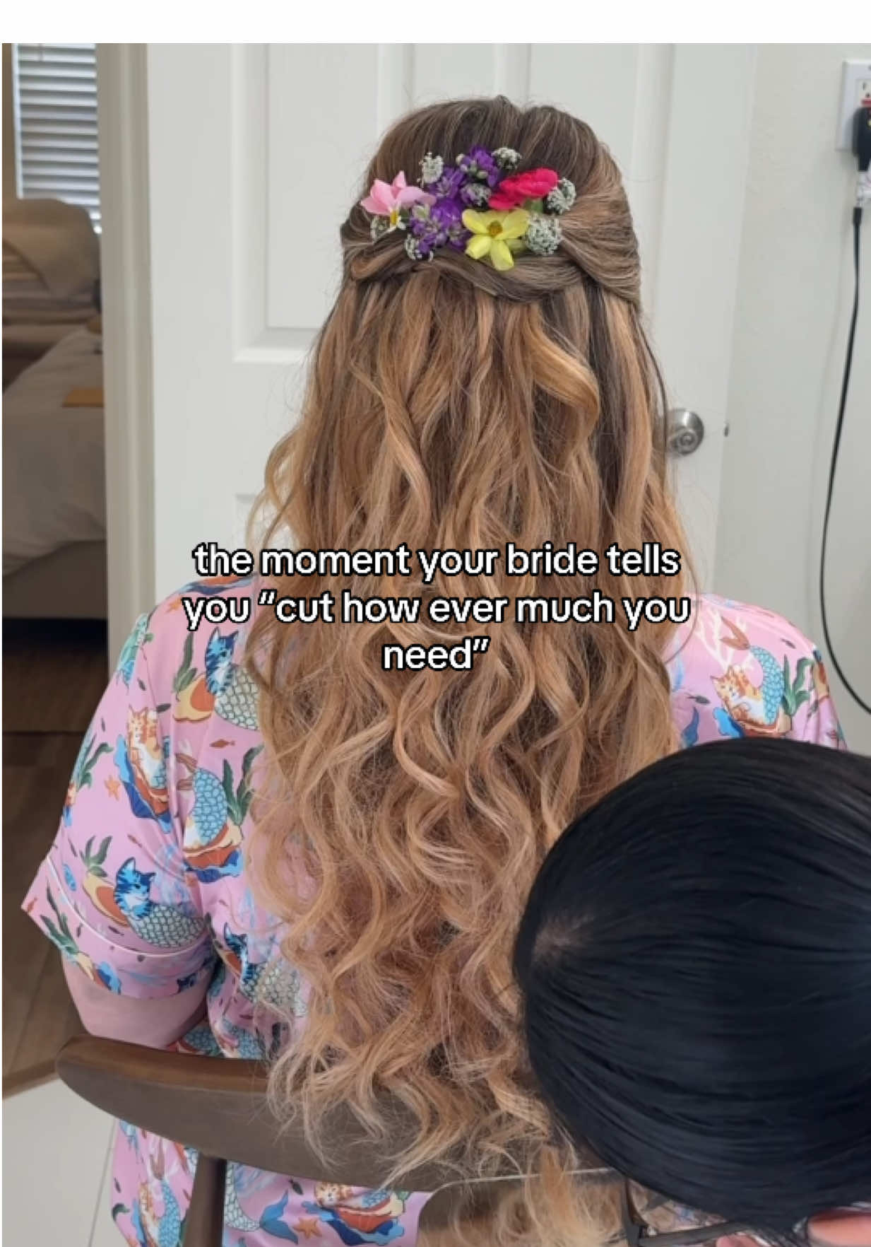 This kind of trust hits different 💍👰🏻‍♀️  #makeupartist #bridalmua #bridalhairstyle #bridalhair 
