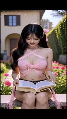 ☯️[AI]💝🎀🥹✨️📖🌄 Our little friend is having fun in a front garden and reading a book! She's full of joy today and enjoying the day!✨️🌄📖🥹🎀💝🫶 (Erfundene Geschichte/ Fictional story) (notreal) (Just a Fun-Video)  AI/ AI-ART/ AICHARACTER  #AIDream #AIViralVideo #FictionalStoryAI #AILovegirls #Fyp 