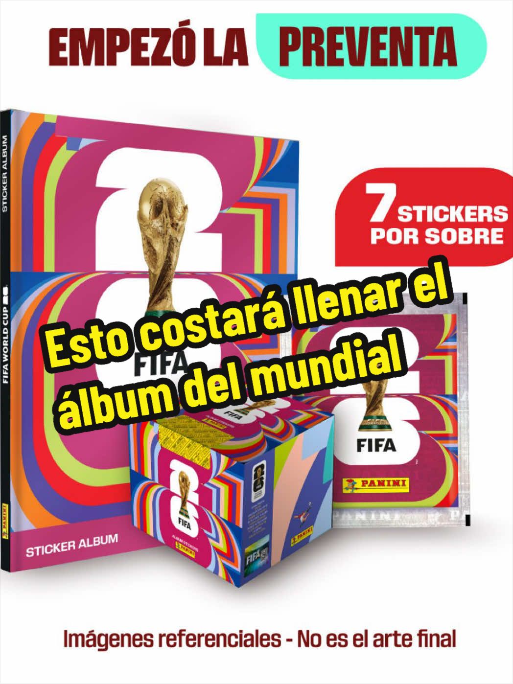 Todo esto costará llenar el álbum del mundial #FutbolMexicano #TikTokDeportes #fyp #mundial2026 #albumpanini 