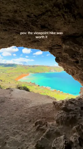 wait for the view 🧘‍♀️  #malta #gozo #talmixtacave #sea #view 
