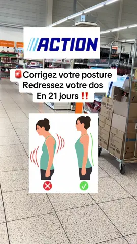 Grâce à cette ceinture, vous allez pouvoir vous tenir droit redresser votre dos et améliorer les tensions au niveau des épaules  action#action #arrivage #nouveauté 