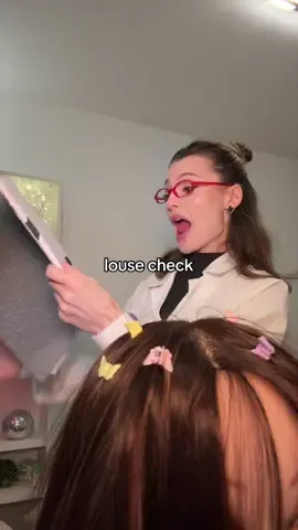 louse check #asmr #asmrsounds #asmrlousecheck #asmrrelax 