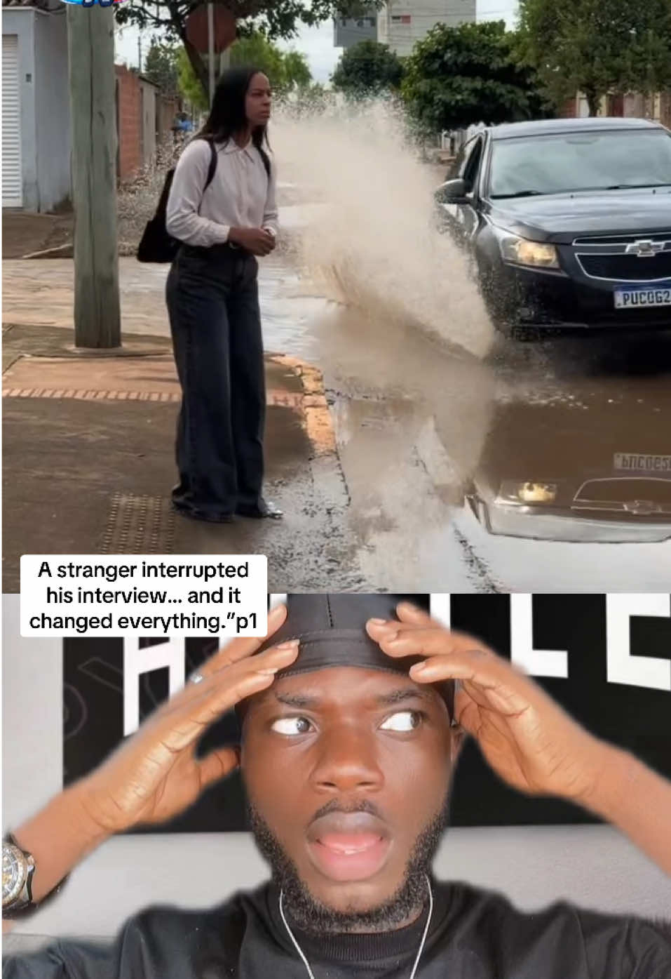 A stranger interrupted his interview… and it changed everything.”#f#fypf#foryous#storytimei#inspirationmotivation