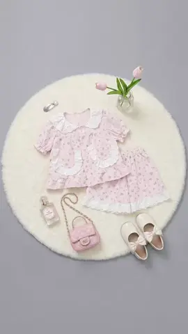 Set đồ bộ đáng yêu cho bé 🎀 #thoitrangbegai #outfitchobegai #setdobegai #dobobegaigiare #dobobegai 