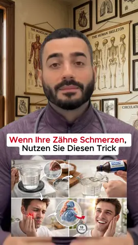 Wenn Deine Zähne Schmerzen, Nutze Diese Methode #Gesundheit #gesundheitstipps #Germany #germany🇩🇪 