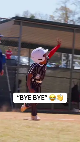 Lil man was OUTTA THERE. 😂😭 (@Dre.) #baseball #MLB #homerun #littleleague #baseballlife 