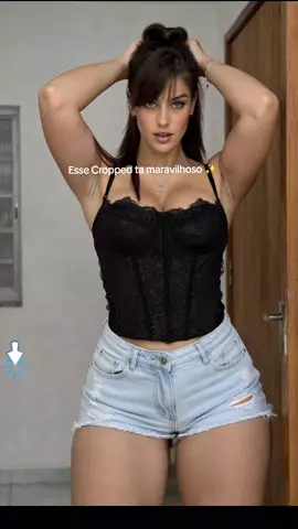 Cropped Corset Renda Sem Bojo #modafeminina #fy 