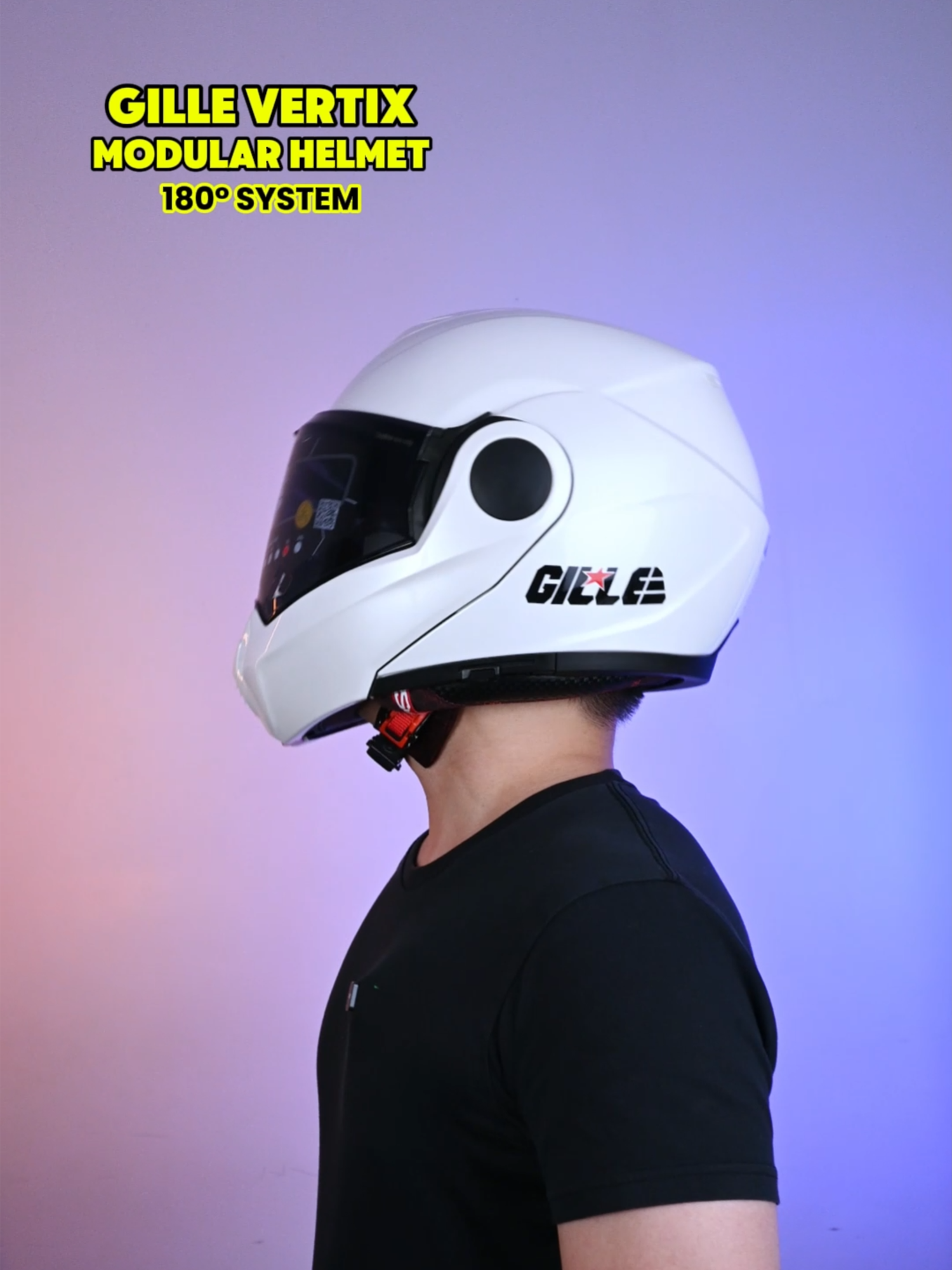 Modular Helmet Motorcycle Gille Vertix #helmet #motorcyclehelmet #modularhelmet