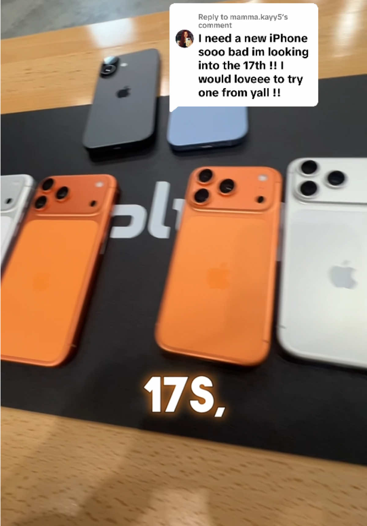 Replying to @mamma.kayy5 iPhone 17s Now 70% Off at Plug - No Contracts Required