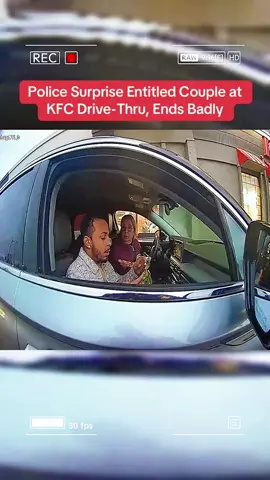 #creatorsearchinsights Police Surprise Entitled Couple at KFC Drive-Thru, Ends Badly #cops #karma 
