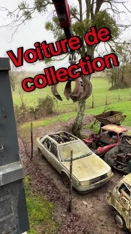 Chargement de voiture de collection🚗🚗♻️#colection #cfmc #feraille #feraille #gru 