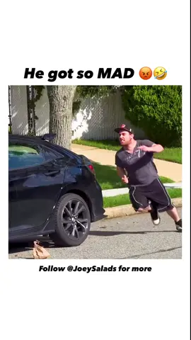He got so MAD 😡🤣 #Pranks #JoeySalads #ViralVideos 