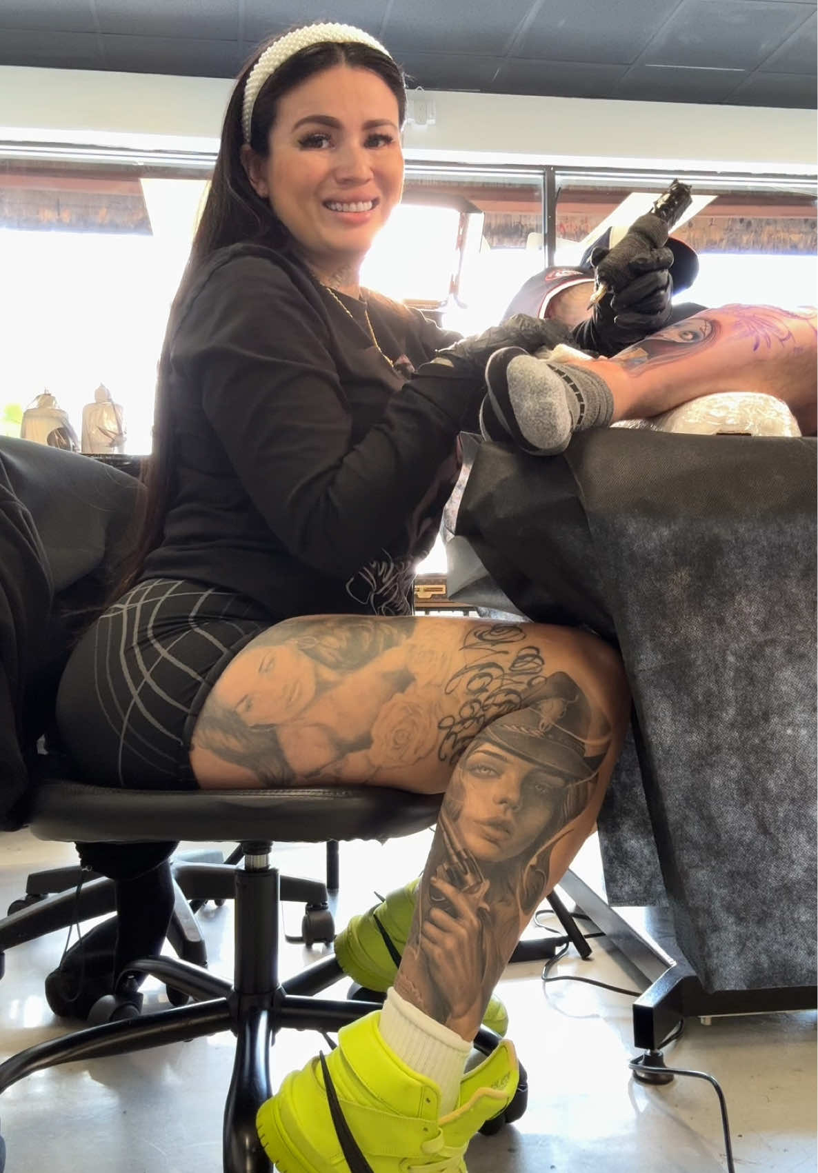Your tattoo artist favorite tattoo artist 🥰 @Till the End Tattoos Tampa 