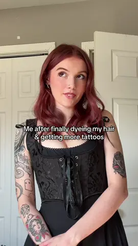 the red is definitely staying along with A LOT of tattoos i have planned :) 