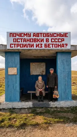Почему остановки в СССР строили ТОЛЬКО из бетона? Это не плохой вкус архитекторов! В секретных планах они значились как объекты двойного назначения. 🏭 Пока все ждали автобус, они стояли в готовых бомбоубежищах. 💣 Толстые железобетонные стены проектировались, чтобы выдерживать осколки снарядов и защищать людей при бомбардировках. 🪖 Каждая остановка вдоль дороги — это потенциальное укрытие для мирного населения, доступное за секунды. СССР готовил гражданскую инфраструктуру к самому худшему. #ссср #история #факты #холоднаявойна #ии