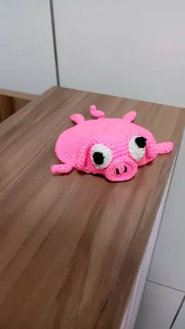 Promocionando mis tejidos con audios virales: posatazas de chanchito, hecho con amor y humor ❤️ #TejiendoConCrochet #humor #AudiosVirales #CrochetConHumor #PromociónTejida 