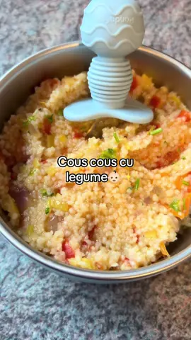 O reteta rapidă fără carne pentru bibici♥️✨👶🏻#couscous #retetebebelusi 