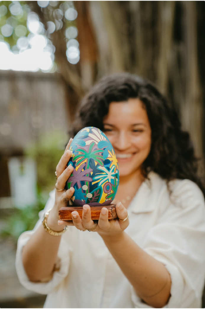 When @babagaia meets GAIA, Easter gets a makeover. At GAIA, Mauritius’ first hotel pottery studio, local artist Baba Gaïa brings a hand-shaped clay egg to life, full of colour, shapes, and a splash of retro-chic. Inspired by the island’s hues and textures, she has crafted a one-of-a-kind Easter egg exclusively for us.  #luxgrandgaube #luxresorts #lifeextraordinary
