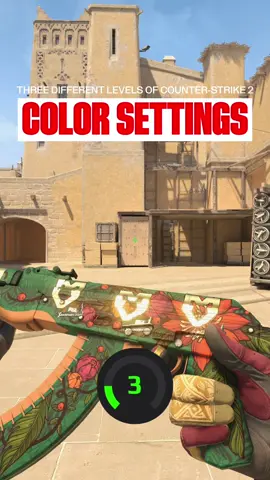 Here are some different color setting levels for Counter-Strike 2 💥Which ones are you using? #VAMOUZ #MOUZ #cs2guides