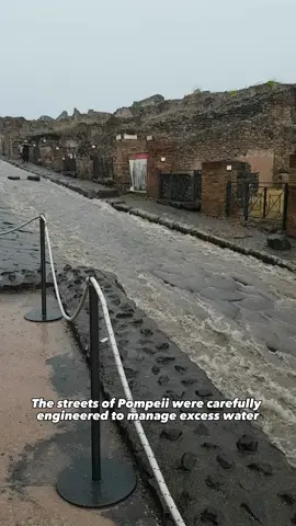 Pompeii's drainage engineering #History #romanempire #engineering 