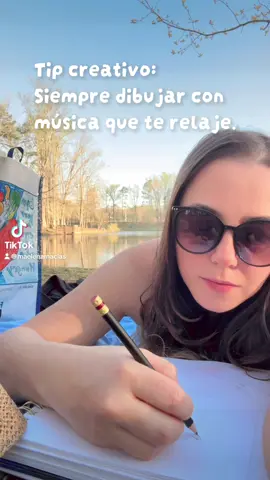 Tip creativo: no te saltes la parte de dibujar con música que te relaje. #primavera #artisticmood #actuandonatural🤣🤭 