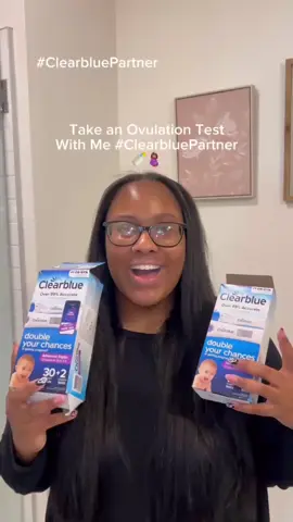 The Clearblue Advanced Digital Ovulation Test provides easy-to-read digital results making it easy to know your best days to try 💙   #ClearbluePartner @Kendriyana 💌 