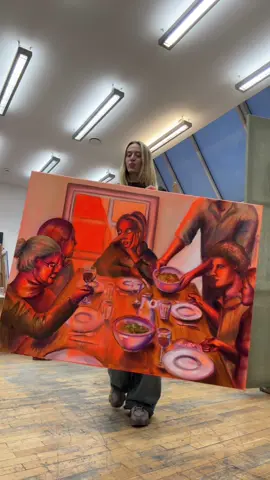 nouvelle toile les petits loups #gdansk #painting #beauxarts #foryoupage 