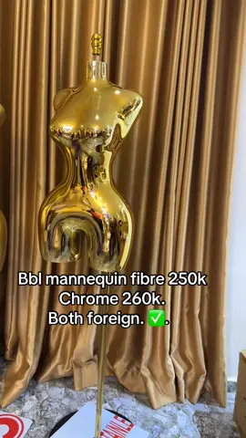 Dm to order ✅.   #okirikavendor #thriftwearvendor #goldmannequin #rtw #bblmannequin 