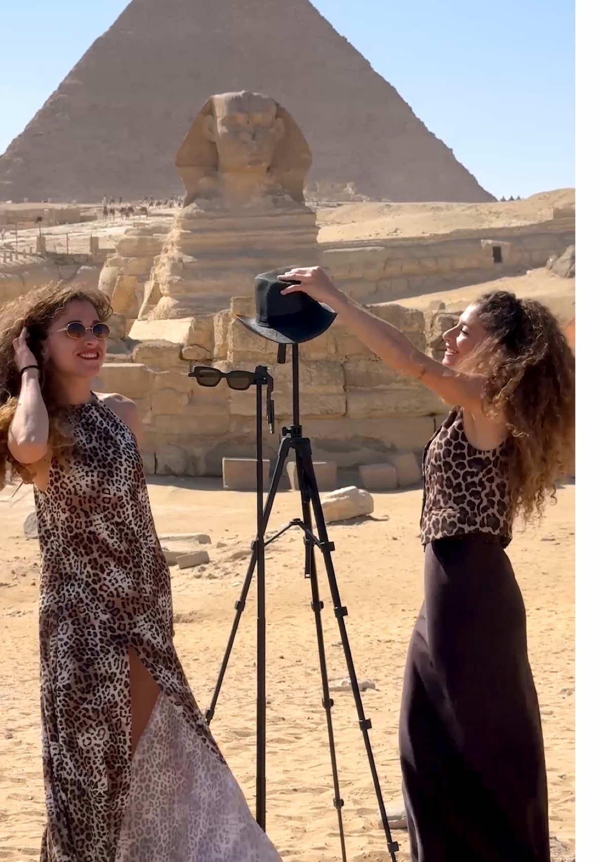 #behindthescenes of the previous video 📹 #piramids #gizapyramids  #Egypt #sphinx 
