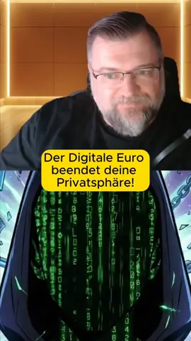 Der digitale Euro beendet deine Privatsphäre! #fyp #community #bitcoin #eth #altcoins #bullrun #wissen #krypto #kryptowährungen #podcast
