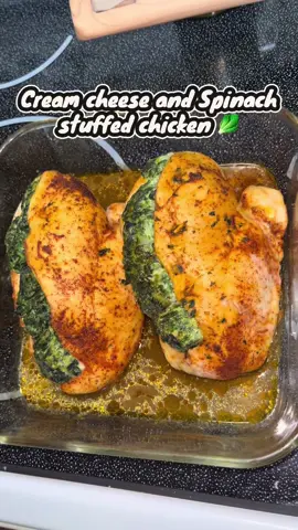Love me some stuffed chicken😍 Try it and let me know how you like it!! #fyp #cooking #dinnerrecipes #sahm #MomsofTikTok 