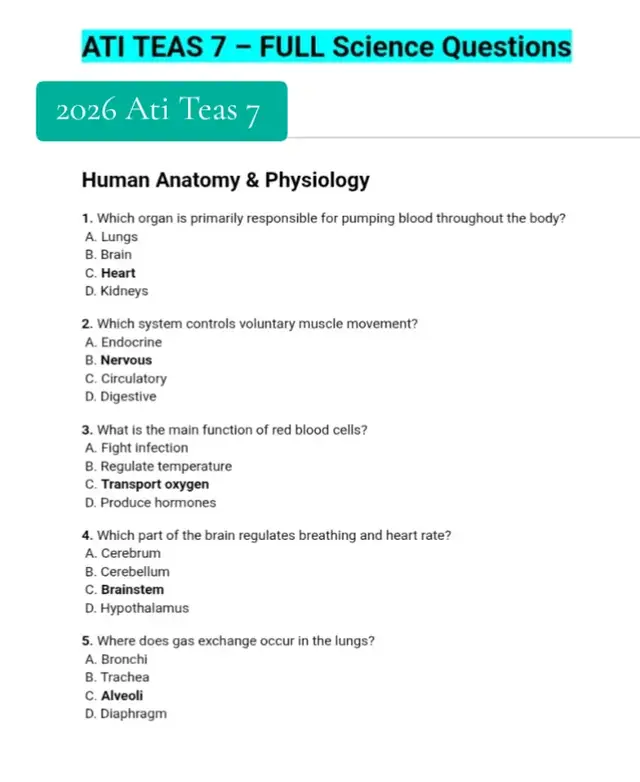 Get you Teas 7 Exam Study materials , Ati Teas Exam Question and Answers  and study guides now. WhatsApp me on +1(830) 375-3555 and I'll help you. #prenursing #atiteas7 #teasexamstudyguide #teas #atiteas7testbank
