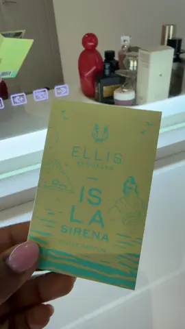The fact this is the first time am smelling a @Ellis Brooklyn scent and I love it sprayed it on my arm 5 hours later I can still smell it didn’t even put slit as its a mini def getting the full size asap @SPACE NK  Some of the Notes: Coconut Water, Vanilla Orchid, Ginger  I have now gone through her whole perfume list and saved a lot to my wishlist 😂😩 #perfumereview #ellisbrooklynislasirena #perfumetokk #vanillagirl #smellgood